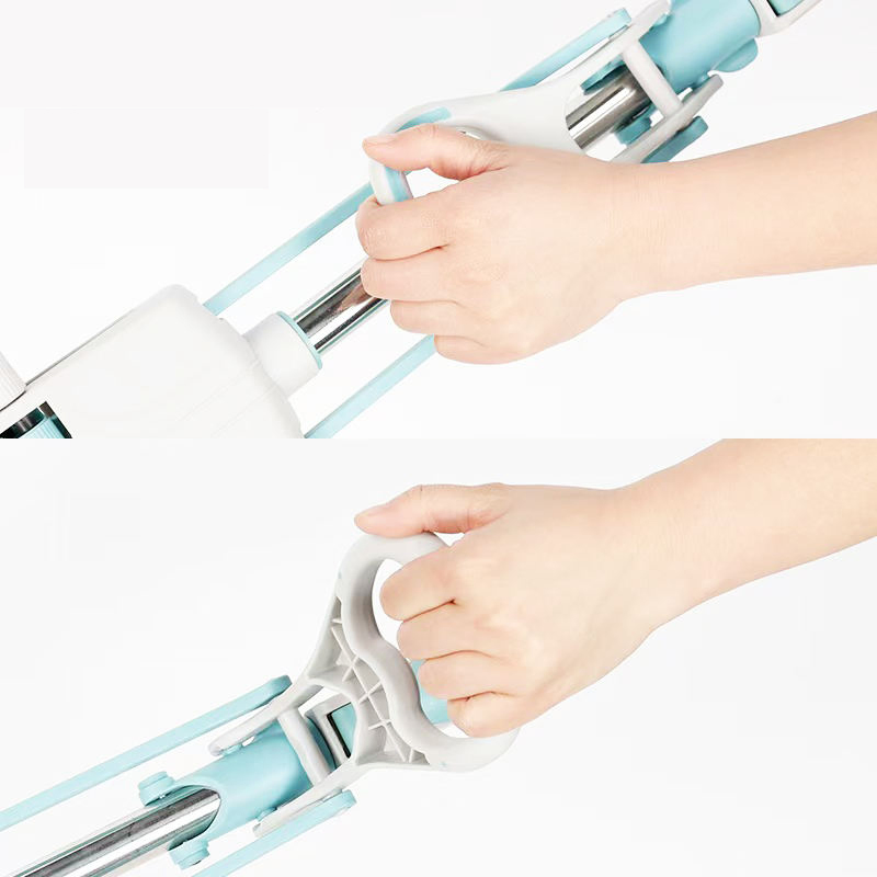 Household Cleaning PVA Sponge Mop Easy-to-Clean Mop Sponge Mop Long-Handled Stainless Steel Retractable Mop Hands-Free Cleaning Sponge Mop