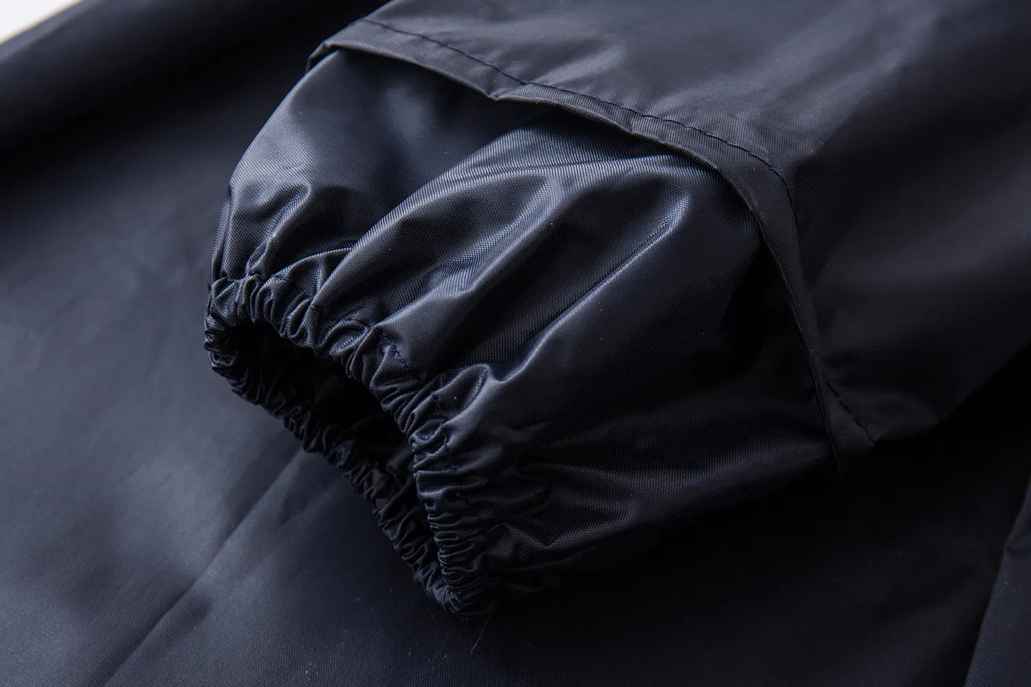 Rubberized Hooded Adjustable Safety Polyester Raincoat Reflective Safety Jacket Safety Product