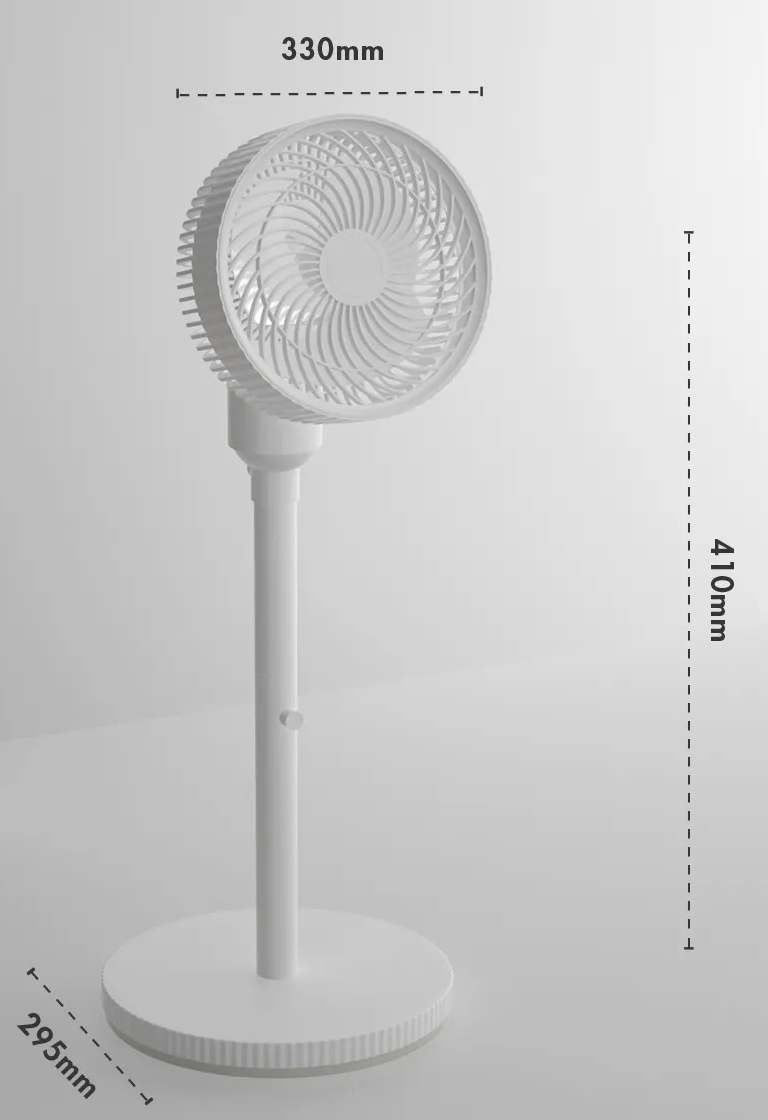 Electric Stand Fan with Foldable Design and Excellent Performance Features