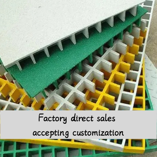 Hw Quality 38*38*25mm Fiberglass FRP Grating for Trench Cover Plate