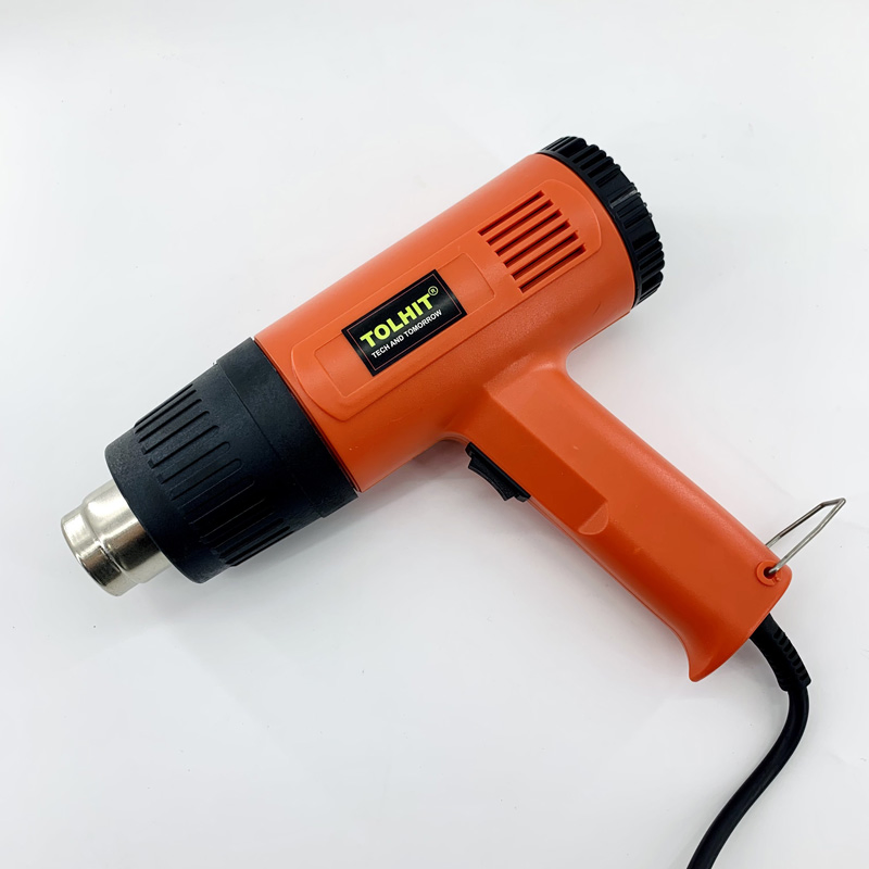 Industrial Portable 2000W Electric Heat Gun Temperature-Adjustable Display 350-650c 300L/Min Airflow for