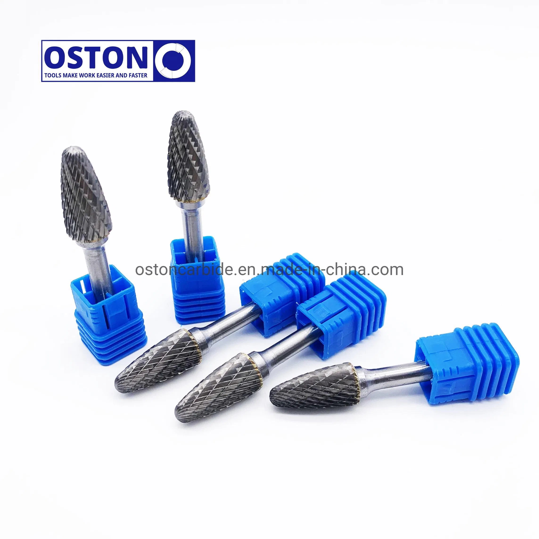 Фреза алюминиевая карбидная F-типа, форма «округлое дерево»