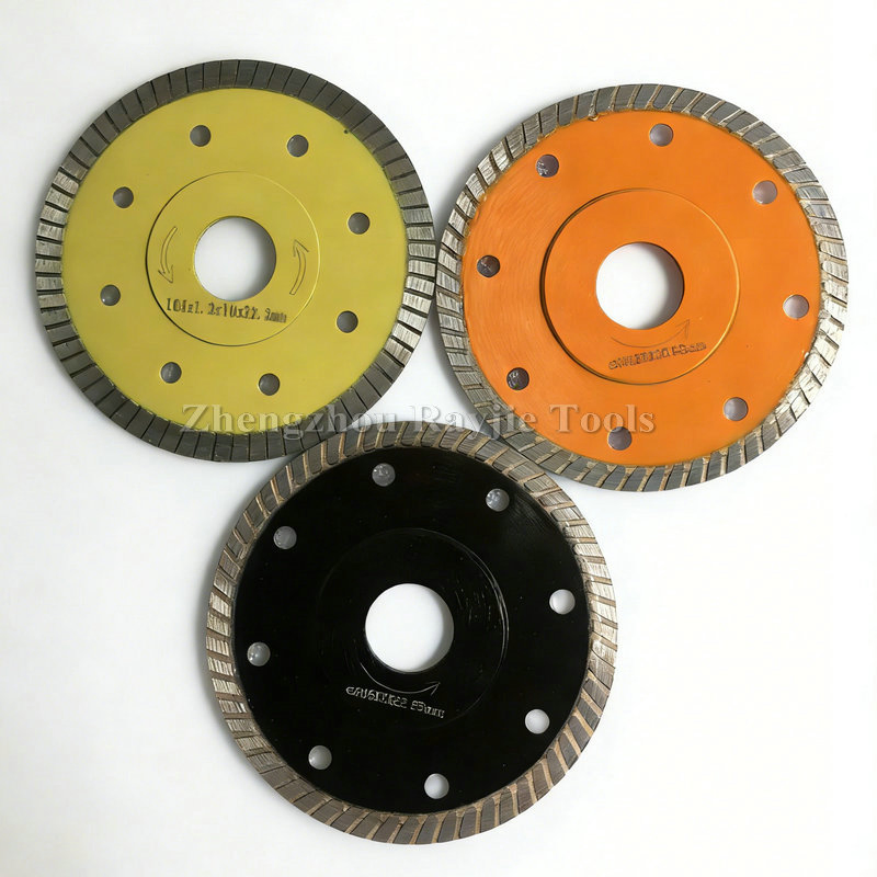 Industrial Diamond Saw Blade 115/125mm Porcelain Tile Ceramic Dry/Wet Cutting Disc for Angle Grinder Polish Tools