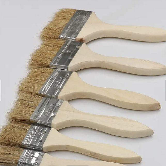 Qy Paint Brush Wooden Handle BBQ Brush