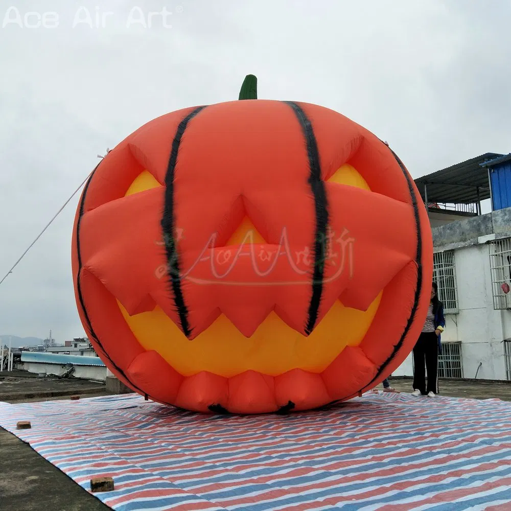Portable Inflatable Pumpkin Model Halloween Pumpkins for Holiday Decoration or Party