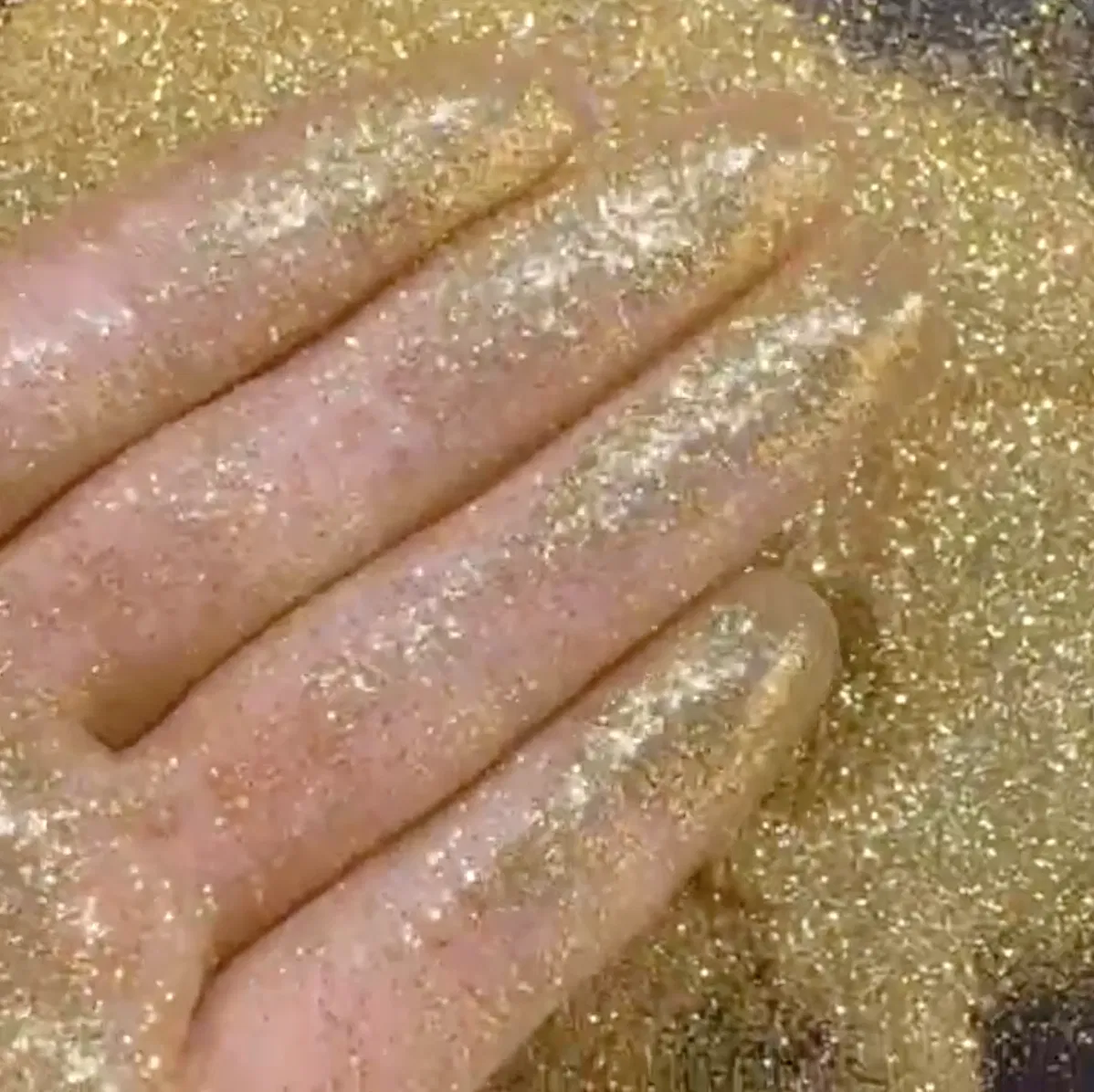 Eco-Friendly Plant Fiber Glitter Powder - Biodegradable & Non-Toxic