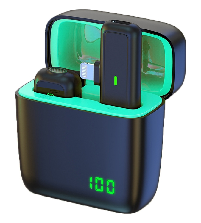 Wireless Lavalier Microphone Lapel Clip on Microphone Mic for Mobile Phone