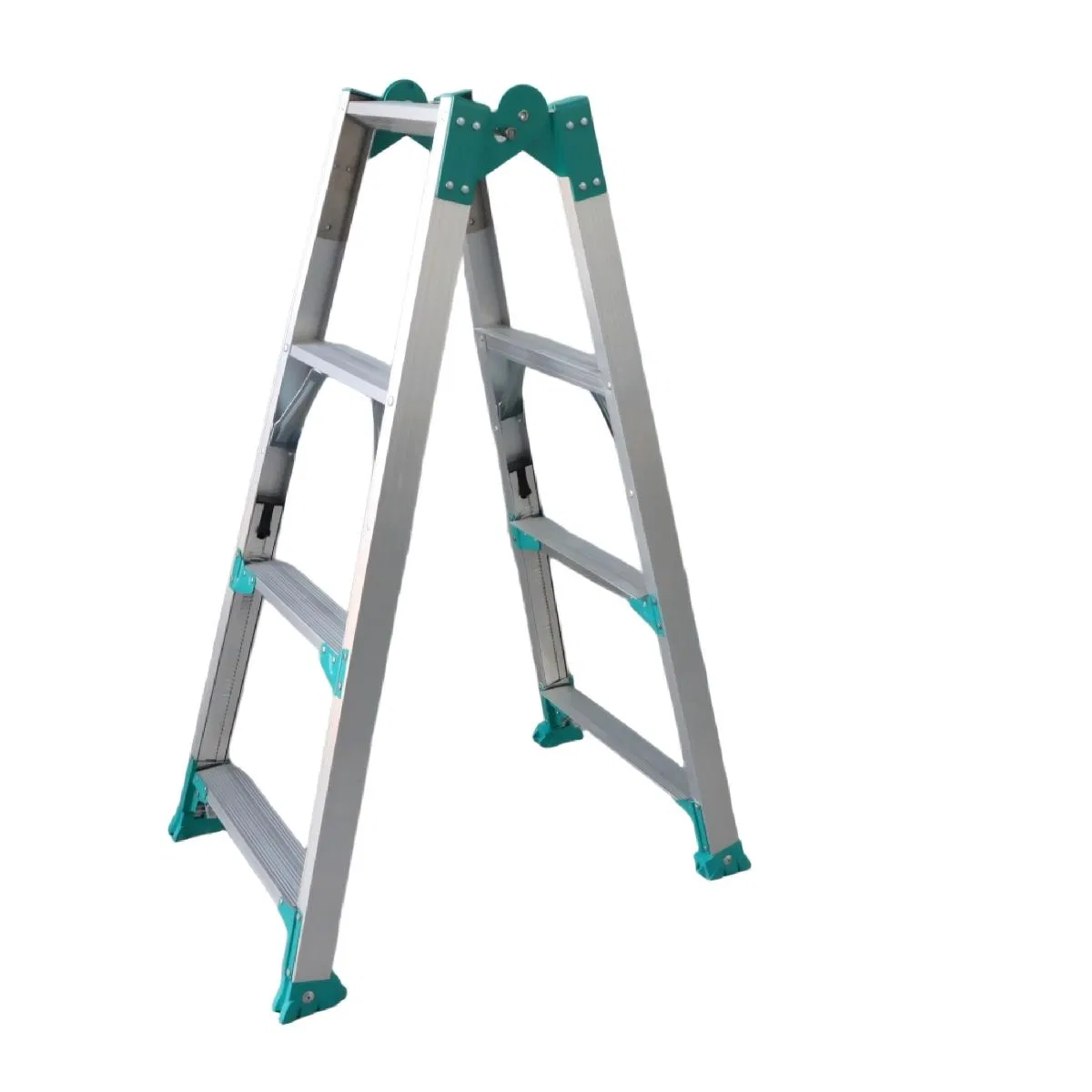 High Quality Safety Heavy-Duty Portable Industrial Multi-Purpose Aluminum Foldable Step Ladder with CE Certified