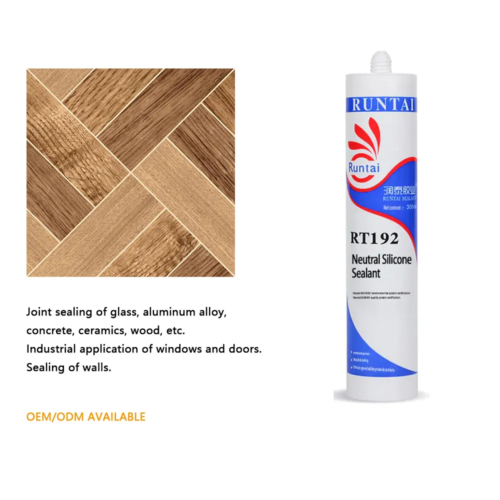 Premium Runtai White Silicone Sealant for Windows and Doors