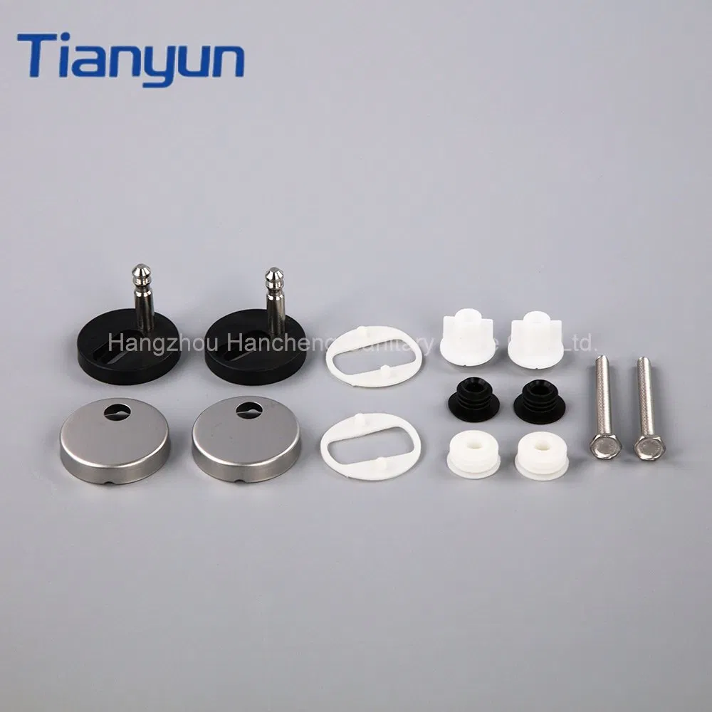 Plastic Toilet Seat Cover Hinge Fitting Quick Release Accessory Toilet Lid Fixings