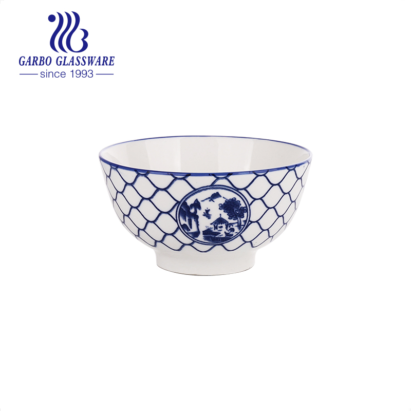 Premium Quality 4.5 Inch Stoneware Rice Bowl Collection for Rstaurants