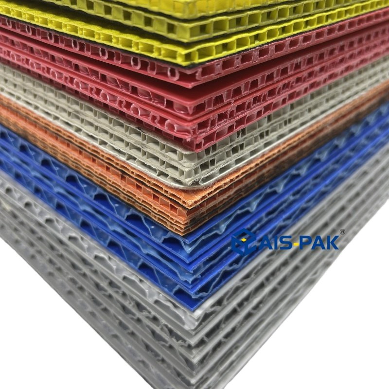Flame-Retardant PP Bubble Guard Sheet Fireproof Plastic Honeycomb Board High Thermal Stability