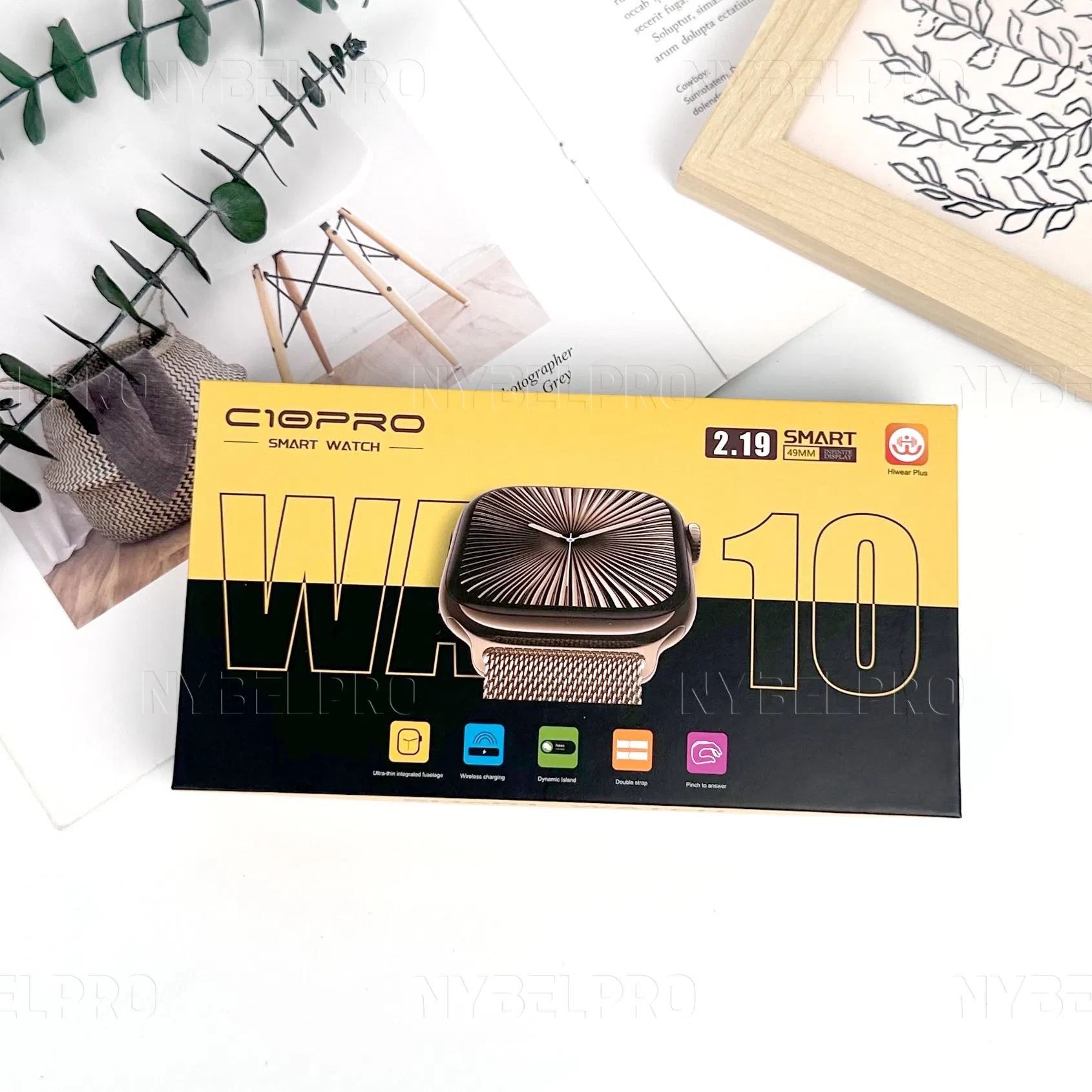 Умные часы для фитнеса Nyblepro C10 Pro с AMOLED-дисплеем