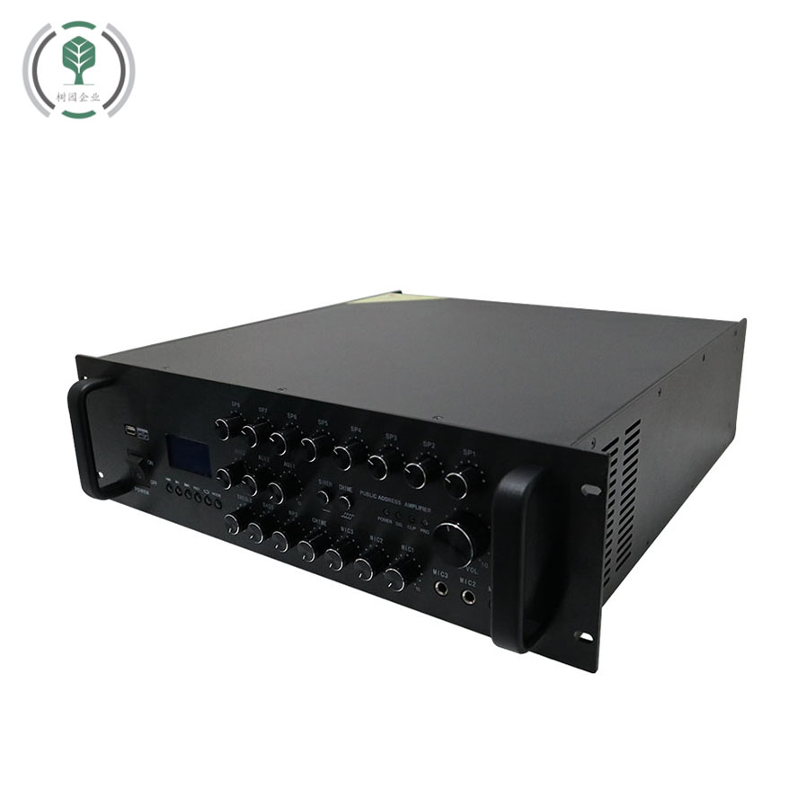 Customer 8-Zone Bgm & Emergency PA Bluetooth USB FM 8-Zone Bluetooth Amplifier