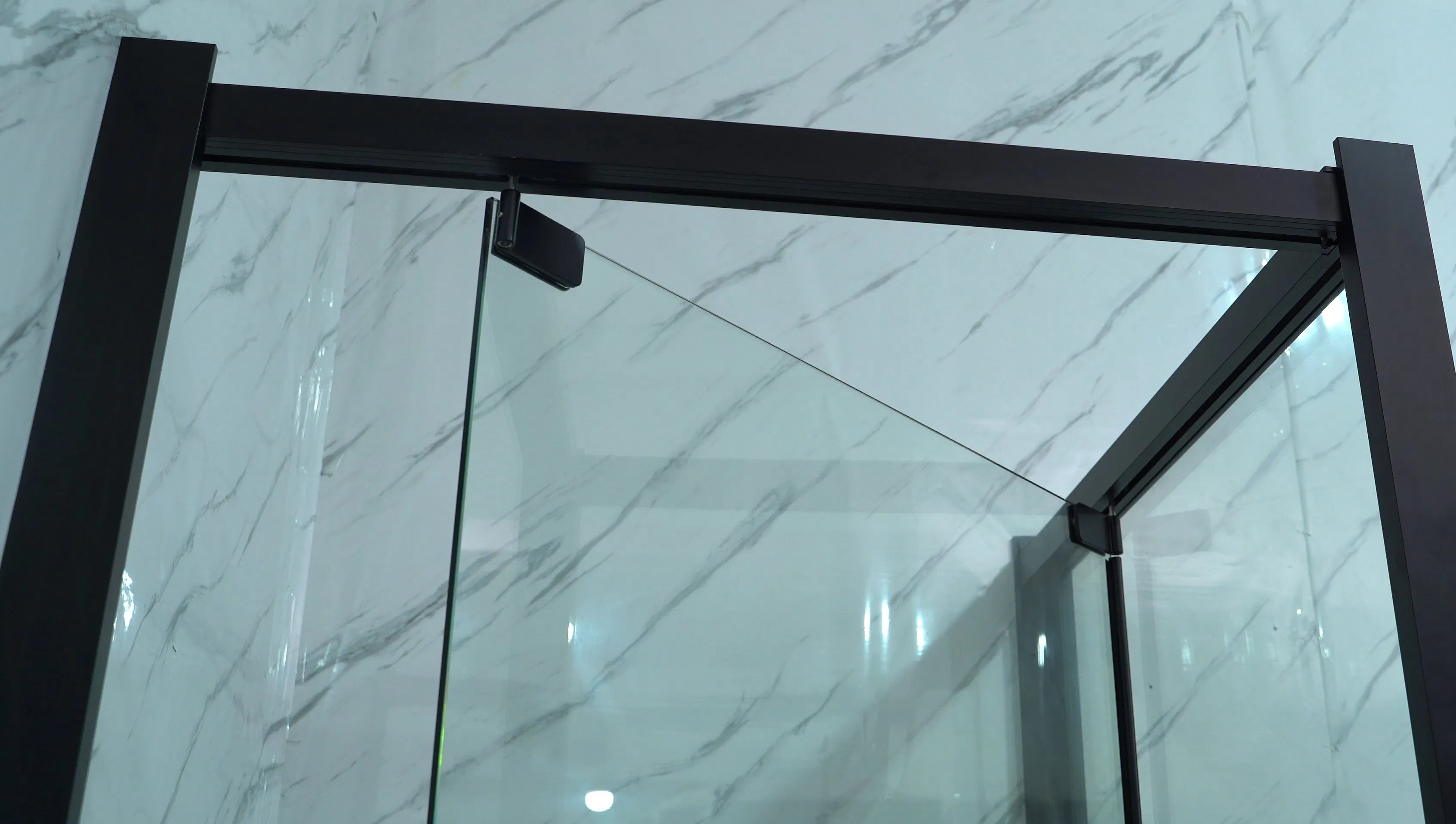 120*80cm Square 5/6/8mm Tempered Bathroom Sliding Hinger Open Door Cabin Room Shower with Low Tray