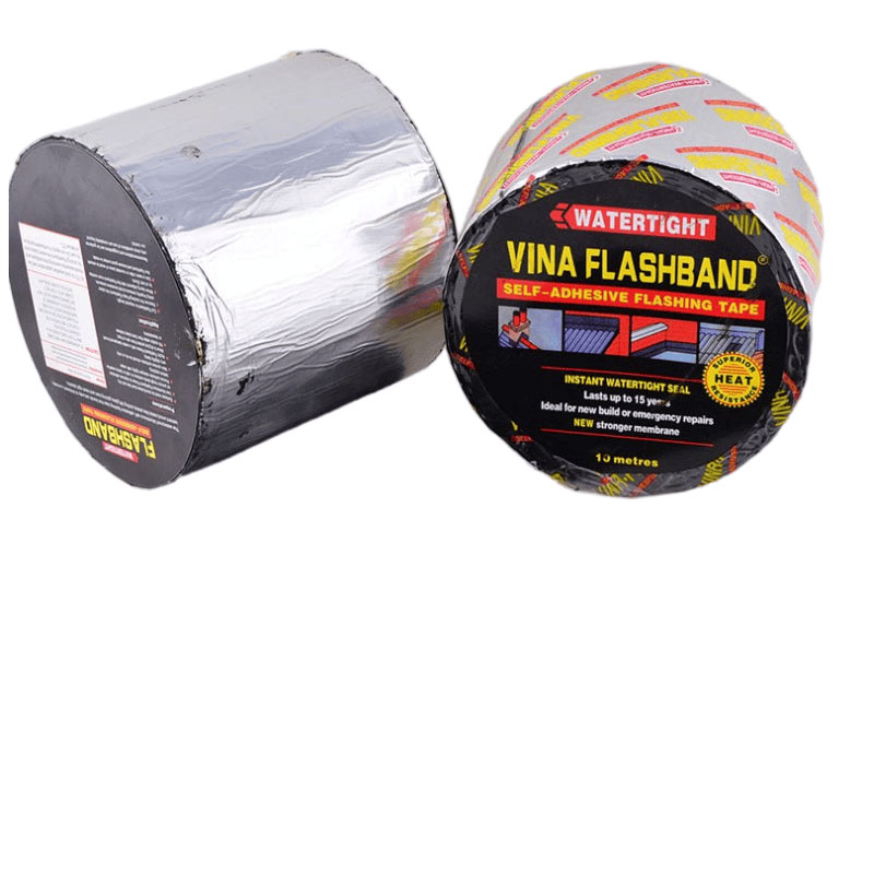 Waterproofing Materials Self Adhesive Aluminum Bitumen Roof Asphalt Flashing Repair Tape