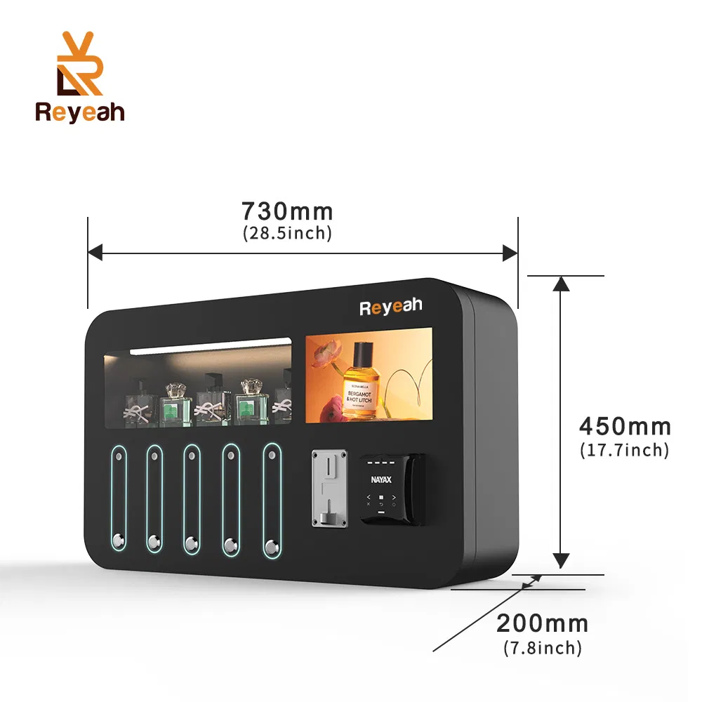 Automatic Mini Smart Fragrance Bottle Mist Splash Perfume Wall Mounted Perfume Spray Vending Machines with Tester