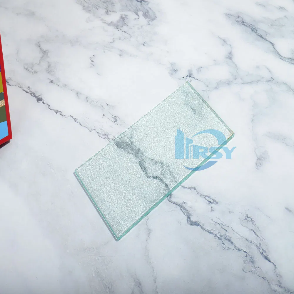 Ultra Clear/Clear Frosted Acid Etched Glass for Bathroom Door