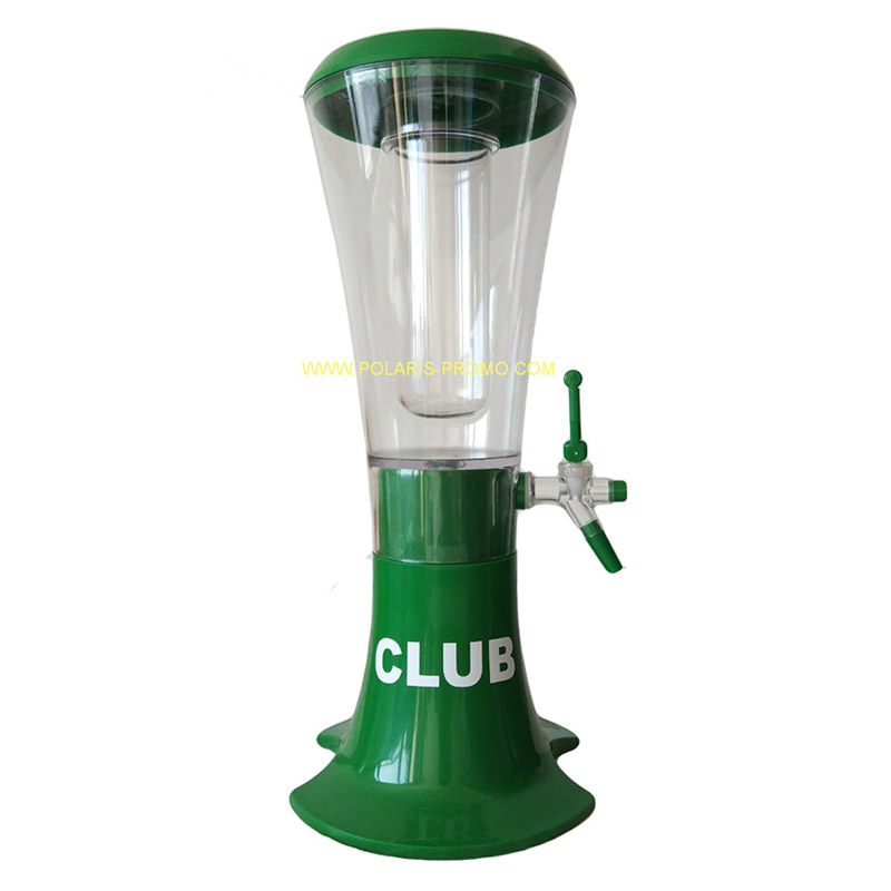 Brand Beer Advertising Tabletop Ice Tube Beer Dispenser Tower