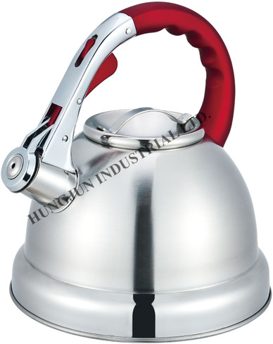 OEM Stainless Steel Whistling Tea Water Kettle 3.0L in Color Handle