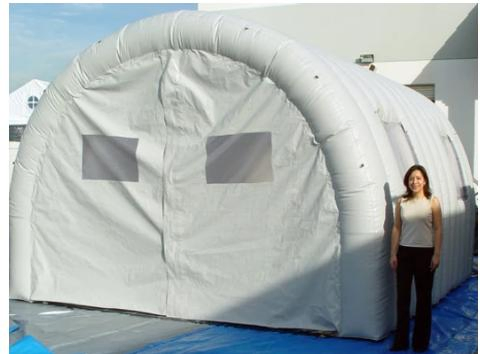 2023 New Inflatable Shelter Tent with Clear Windows