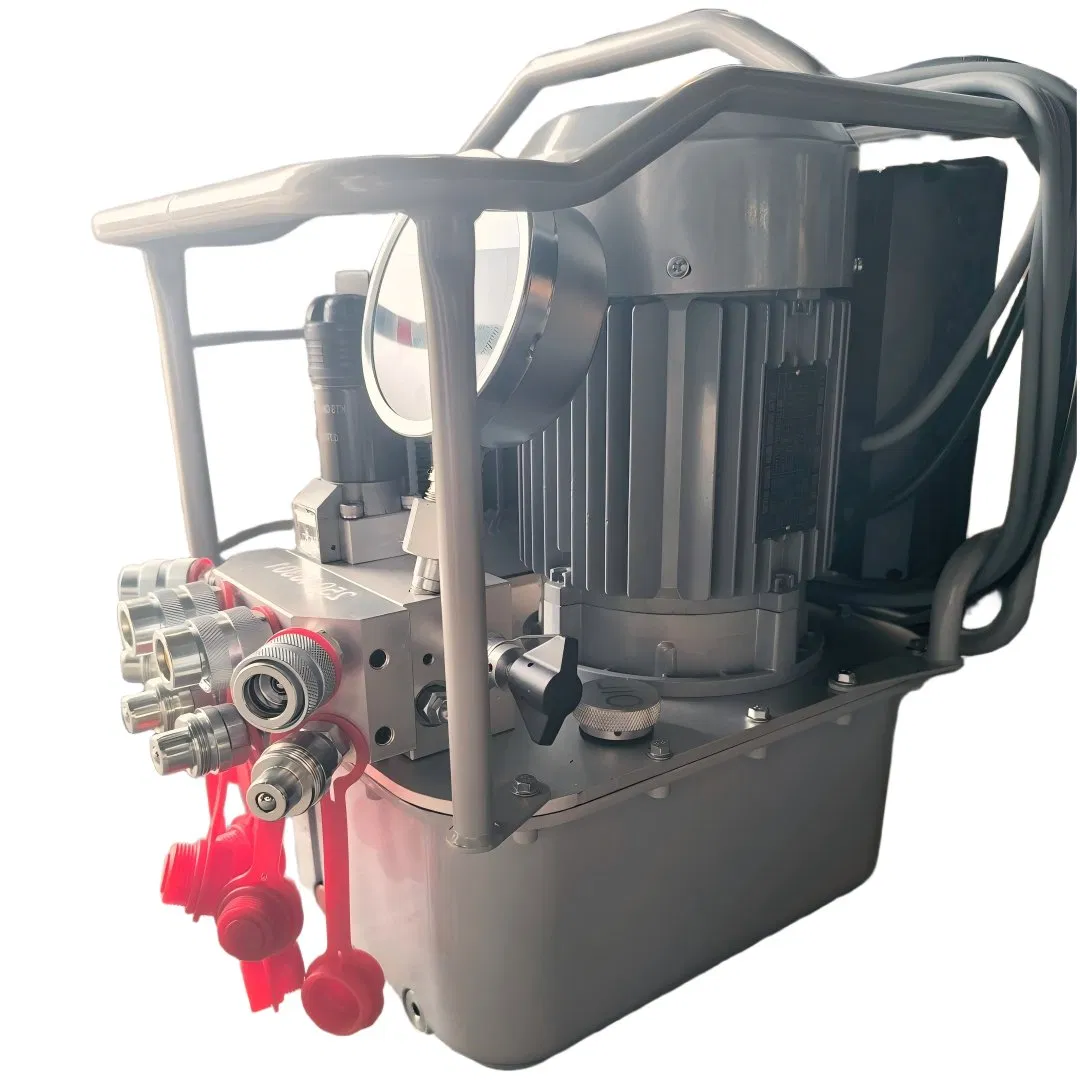 Пневматический гидравлический насос 3-х скоростной для гайковерта