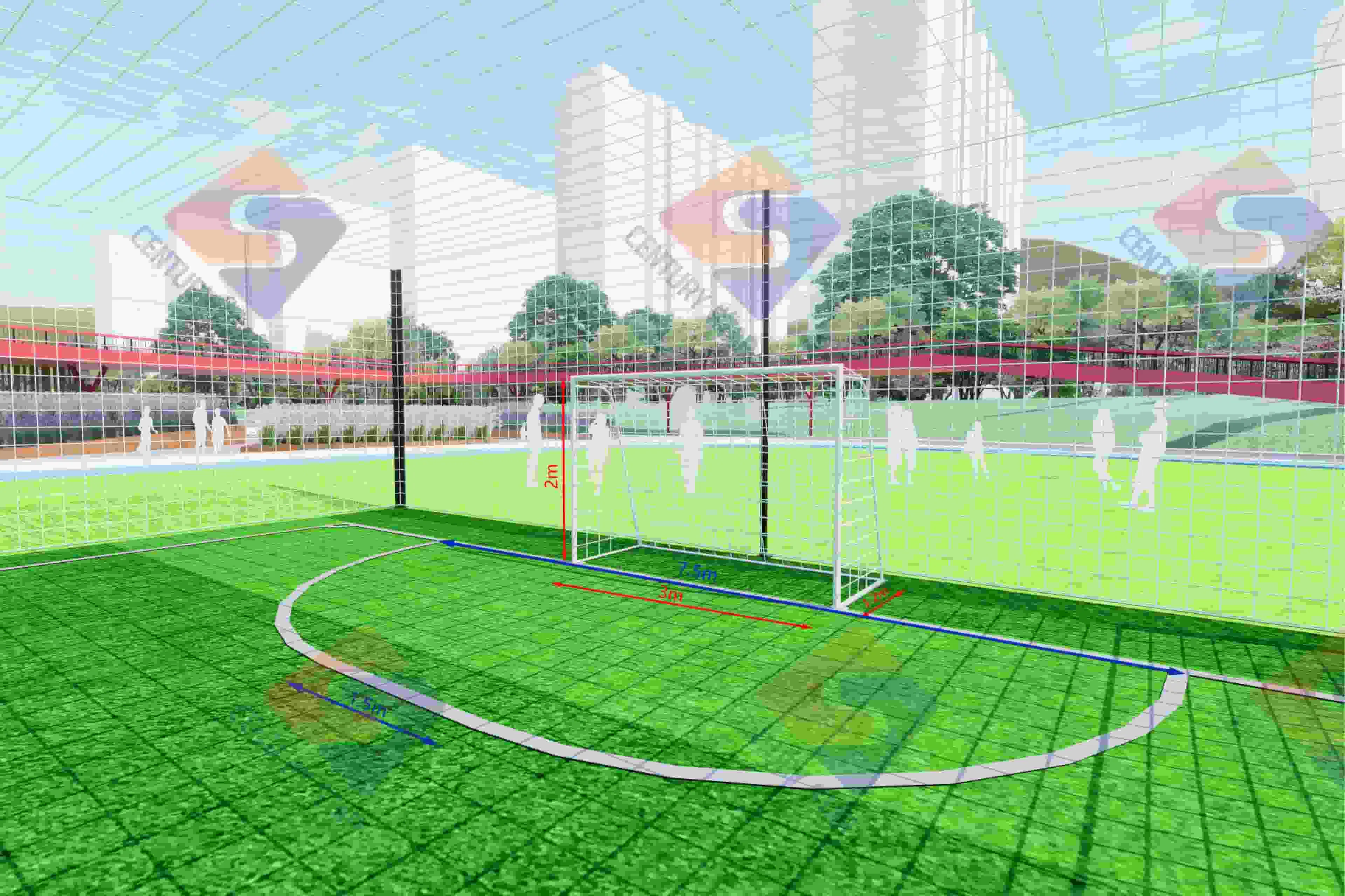 Reliable Chain Link Fence for Soccer and Sports Areas