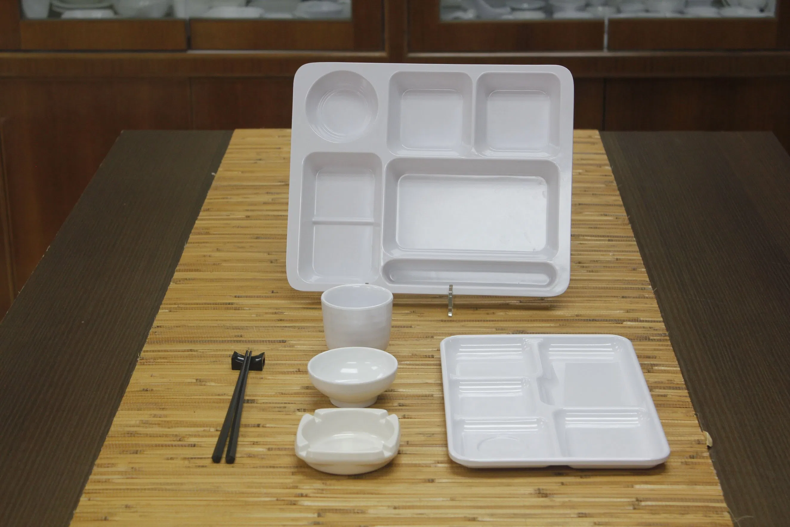 5-Divided Plate Factory Dinner Plate Melamine Dinner Plate