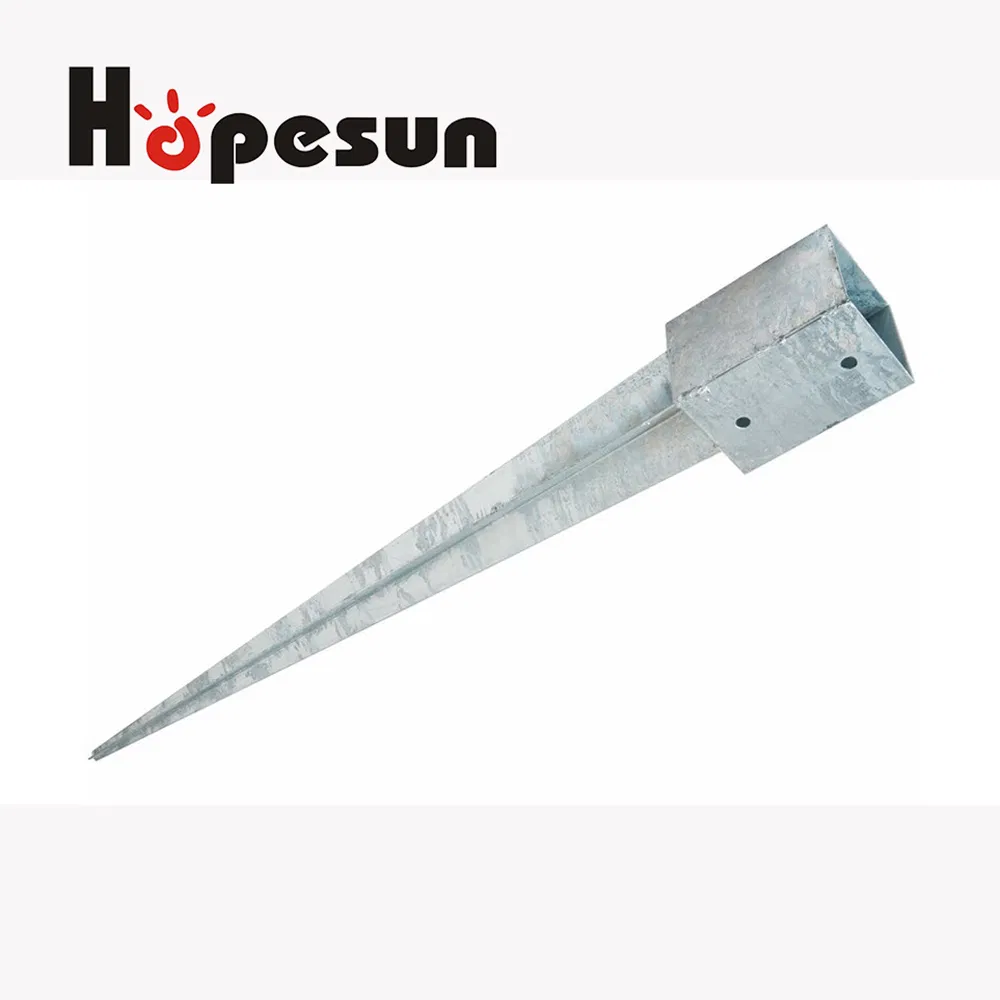 Hot DIP Galvanized Steel Reinforcement Hardware Fence Post Spike Anchor
