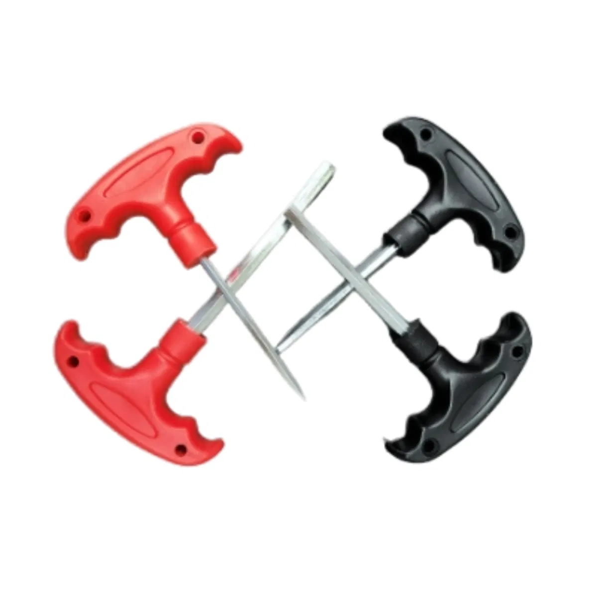 T-Handle and L-Wrench Hex Keys with Security Hole & Anti-Slip Plastic Handle