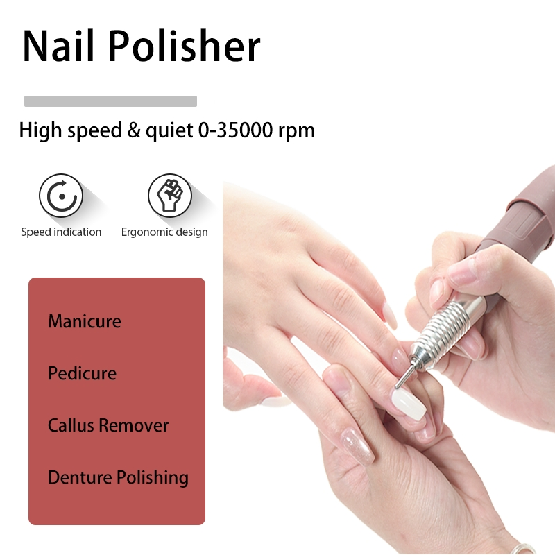 B2029 OEM 35000rpm Original Strong 207 Manicure Nail Drill Machine with 120 Handle