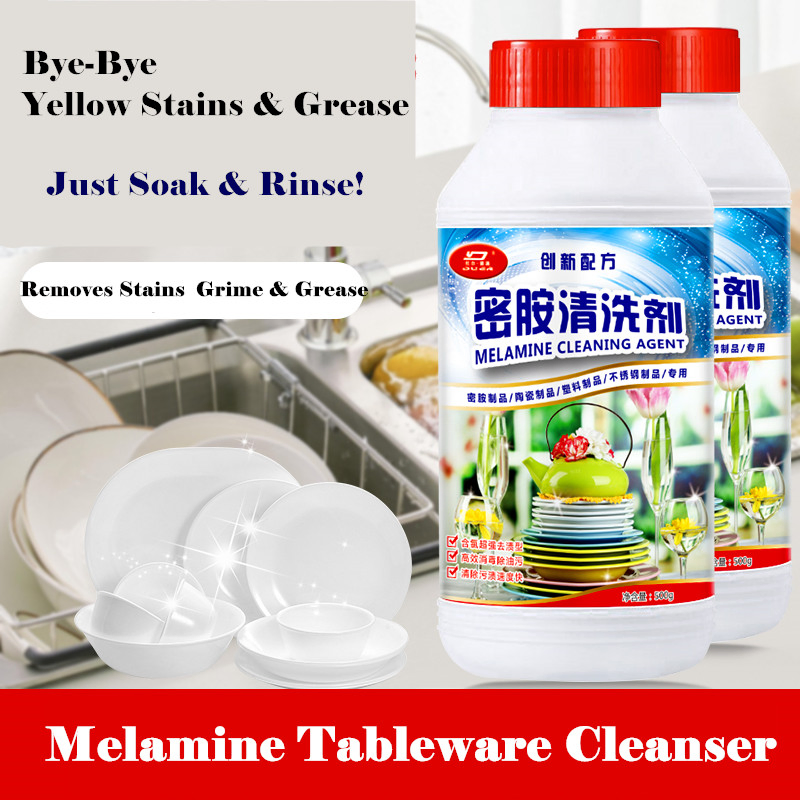 Dishwasher Bleach Melamine Tableware Stain Remover Powder Dish Detergent Melamine Cleaner Powder