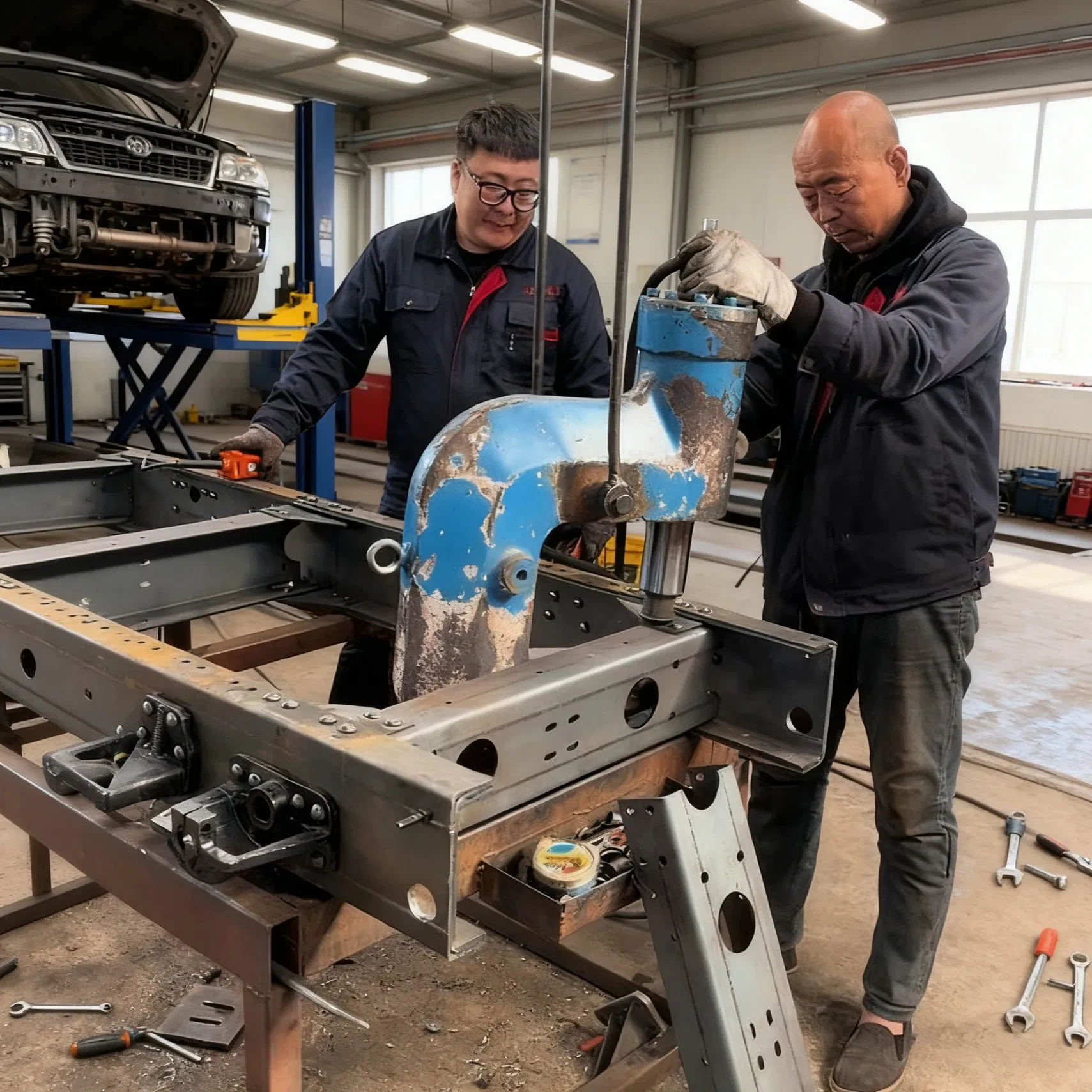 Auto Body Repair Rivet Machine for Truck Frame Straightening