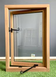 Double Glazing Solid Wood Casement Window
