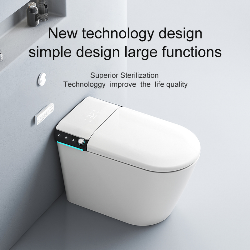 America One Piece Nozzle Self Cleaning Intelligence Smart Toilets Ceramic Automatic