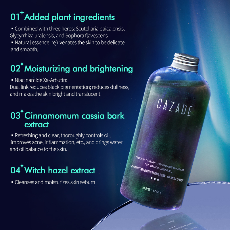 500ml Wholesale Deep Cleansing Shower Gel Hydrating & Soothing Body Wash with Aloe Vera Refreshing Scent for Clean Body Care
