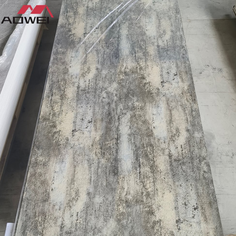 High Glossy PVC Marble Sheet Carbon WPC Interior Wall-Panels for Decoration