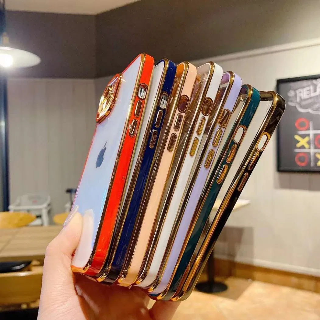 Чехол для телефона Luxury Electroplating с прозрачной задней панелью