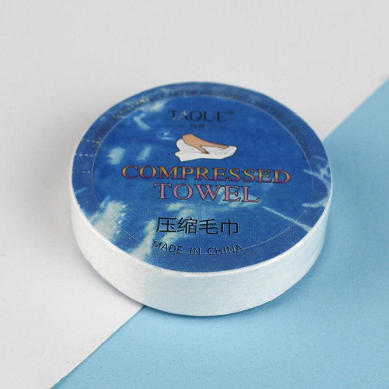Eco-Friendly Portable Pure Cotton Magic Disposable Compressed Travel Face Towel