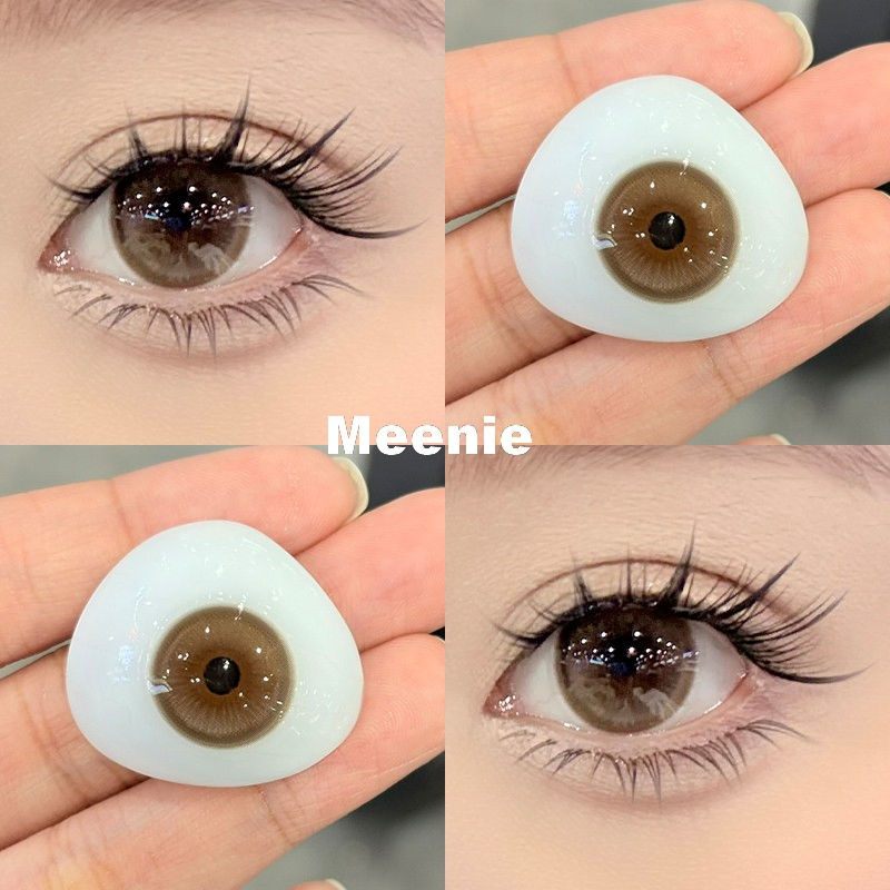 Meenie Super Natural Color Contact Lenses Soft Colored Contact Lens Magic Color Contact Lenses for Cosmetic Makeup