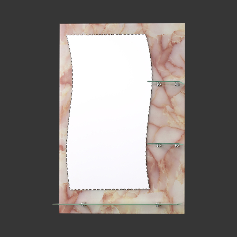 Jinghu Double Coated Bronze Aluminum Mirror Wholesale Home Decor Mirror Bathroom Wall Mirror Home Hotel Decoration Make up Mirror