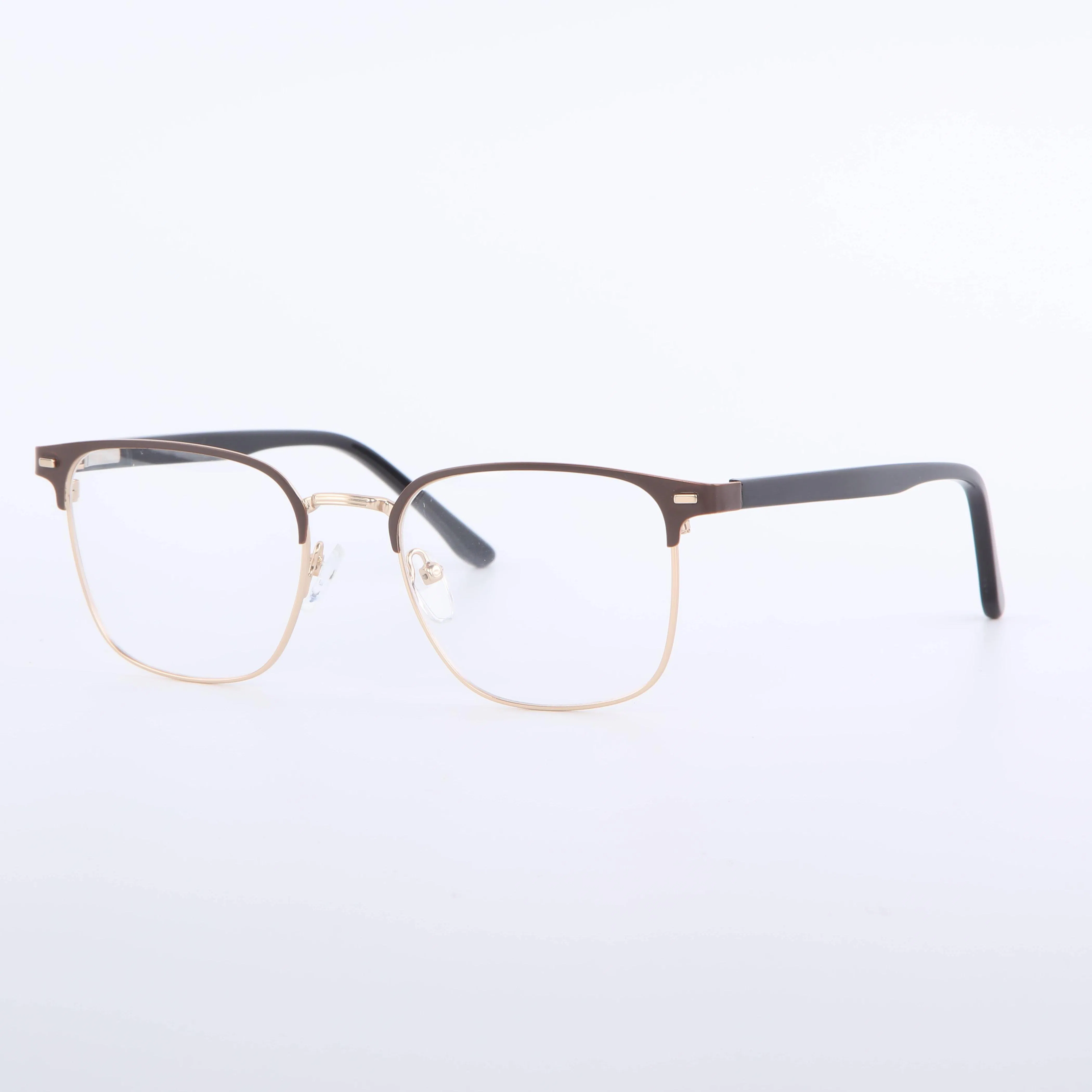 Metal Square Glasses Frames Men Small Frame Optical Myopia Spectacle Eyewear Eyeglasses