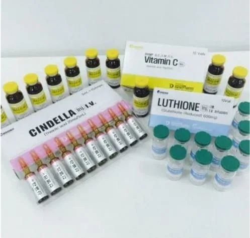 2024 Glutathione IV Gsh Injection Glutanex IV Whitening Cindella Sets Injection Luthione Thioctic Acid Vitamin C Skin Whitening Injection Snow White Glutax