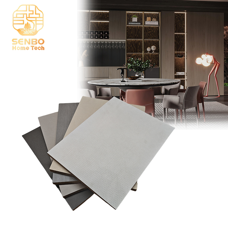 Senbo 1220*2440mm Rough Finished Melamine Particle Board for Cabinet Making