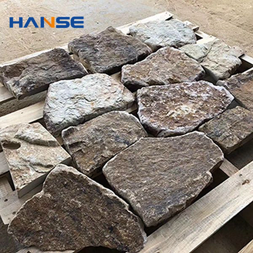 Excellent Quality Natural Rust Colored Quartz Stone Decorative Cultural Stone for External Wall Cladding