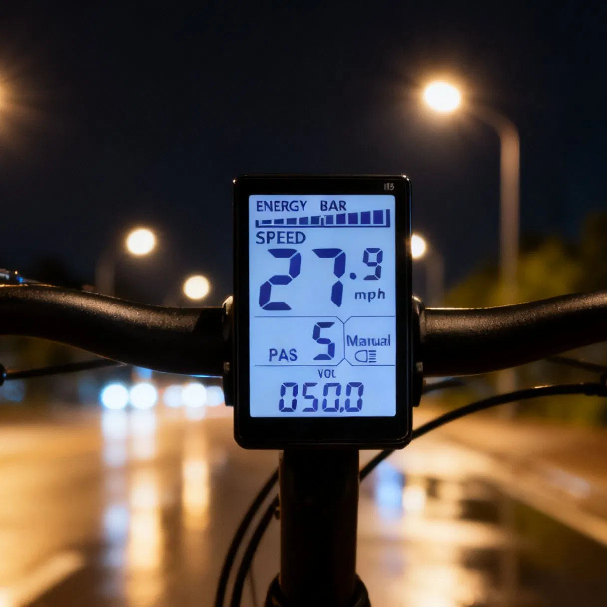 LED Display Smart Bike Speedometer for Electric Bicycles with Computer