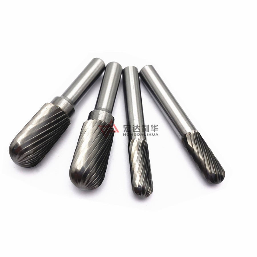 Tungsten Carbide Grinder Burrs Carving Tools Mini Rotary Cutting Burr Set 6mm Shank Bits Burrs for DIY Woodworking, Drill Engraving