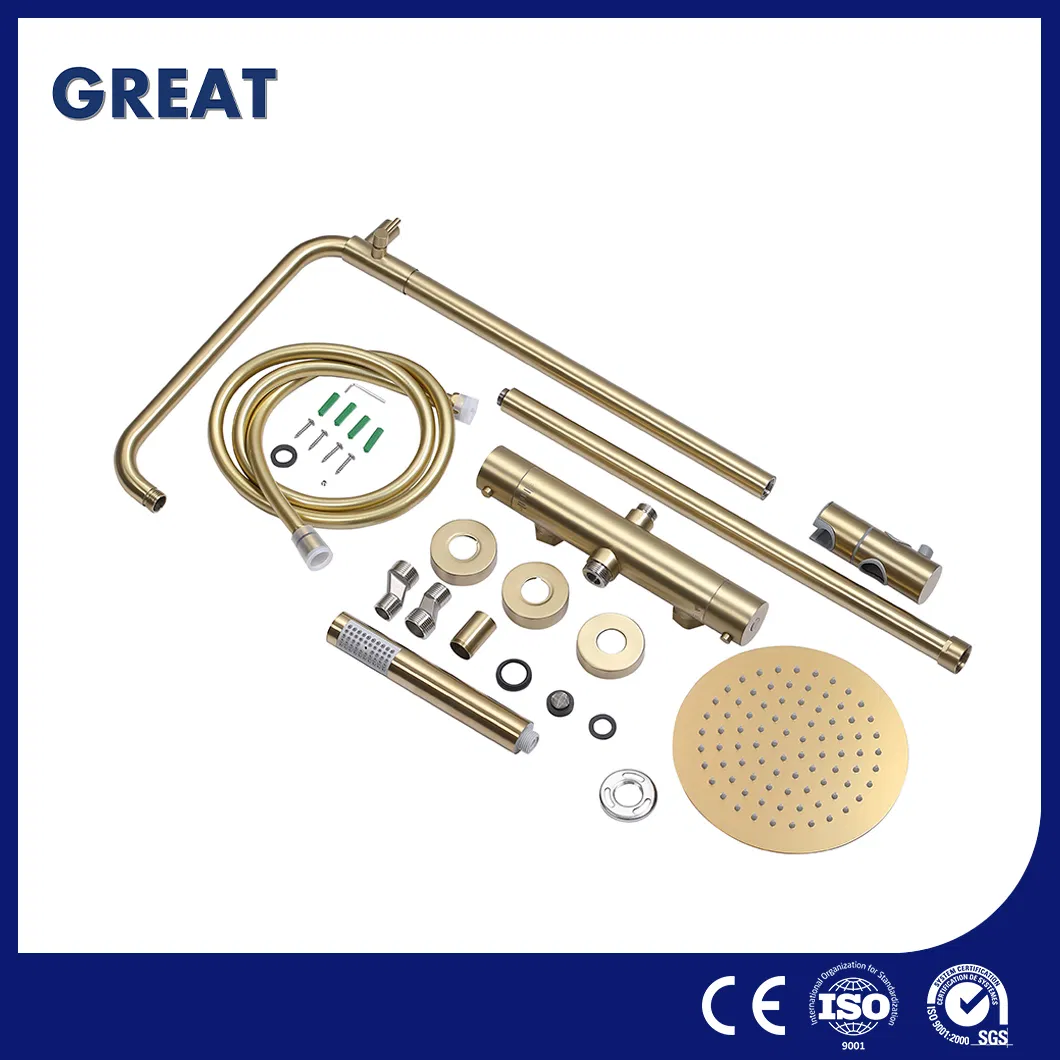 Great Shower Column Set Distributors Shower Column Gold China GLS4926LG Brass Shower Column