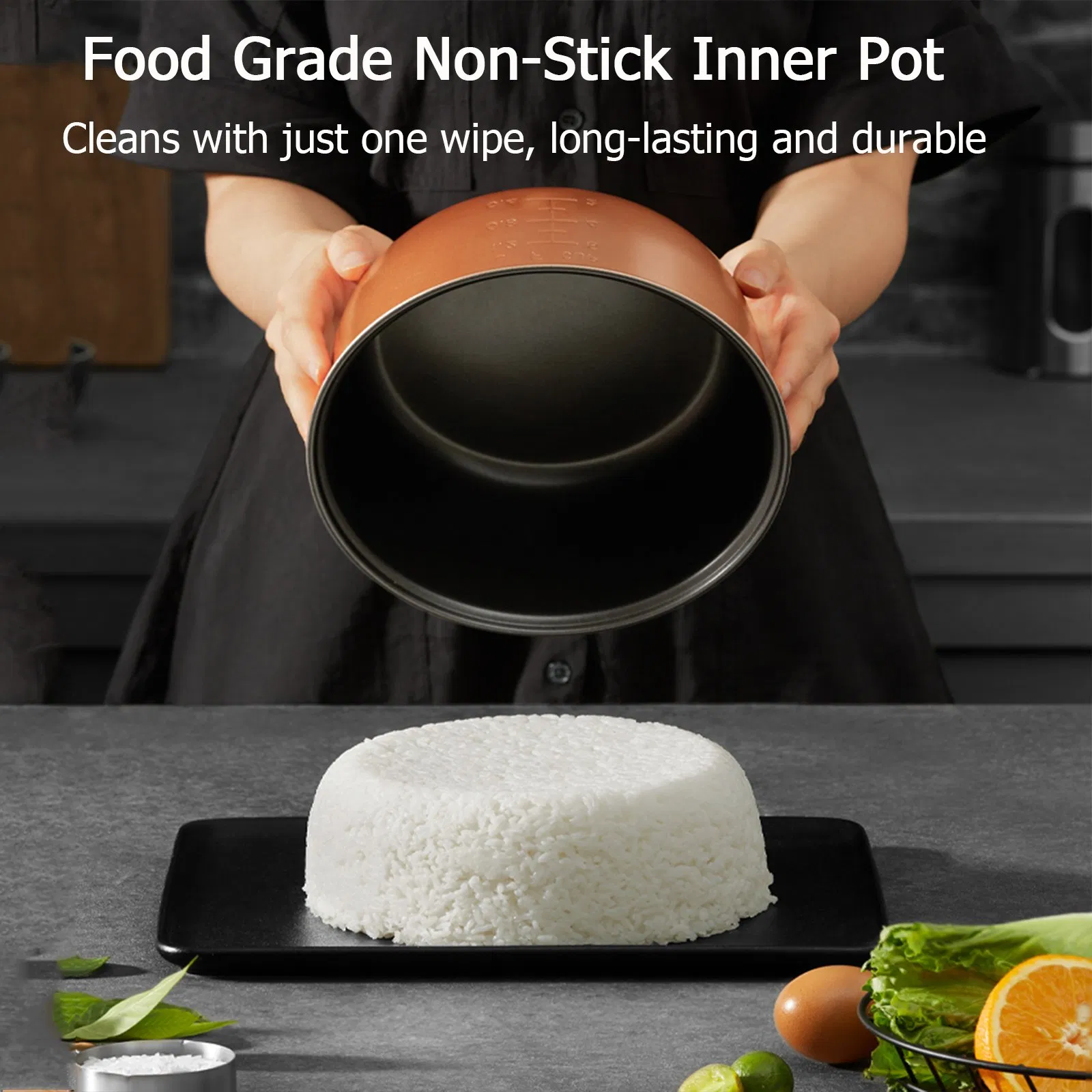 22 Cups 4L Uncooked Rice Professional Rice Cooker Electrical Automatic Cooking 1300W