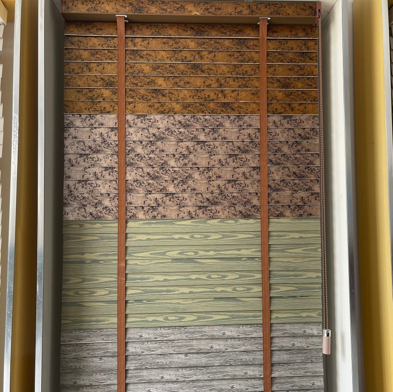 Embossed Paulownia Wood Blinds Slat